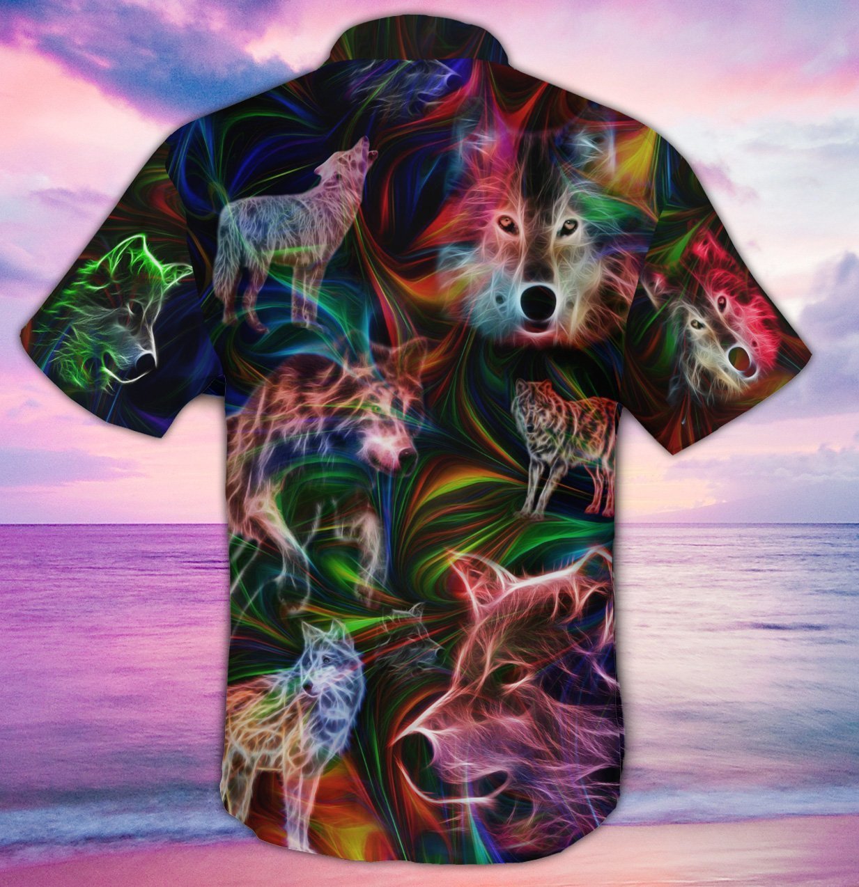 Wolf Fantasy Hawaiian Shirt