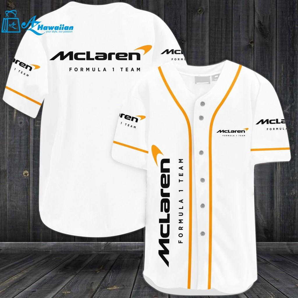 Mclaren Formula 1 Team Baseball Jersey 