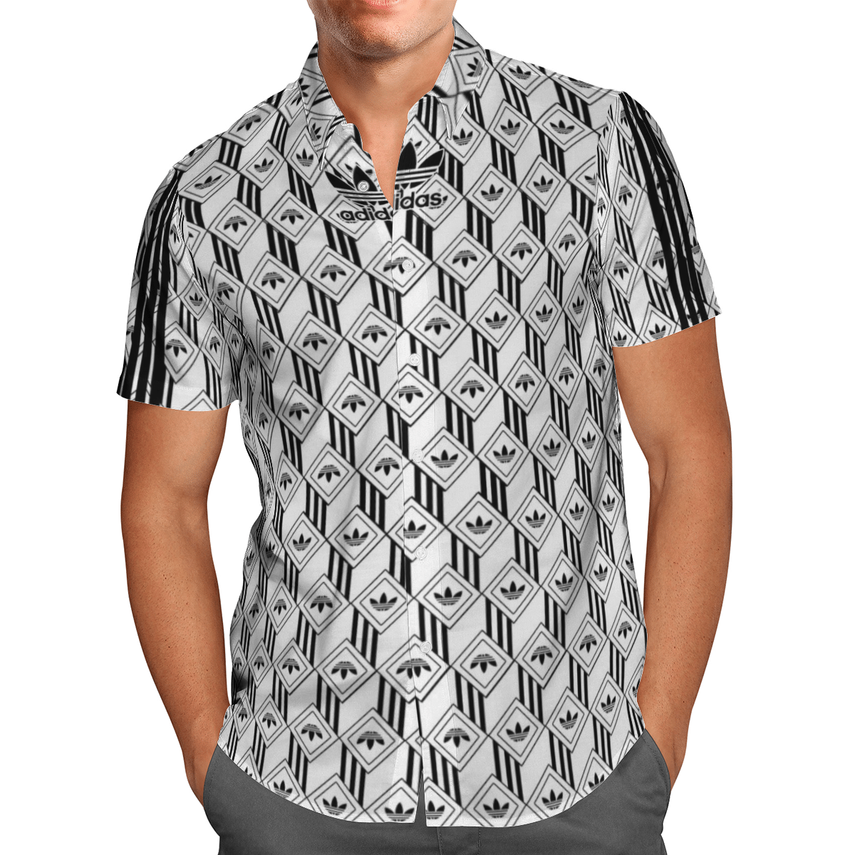 Pth Icon Shirts- Black Hawaiian Shirt