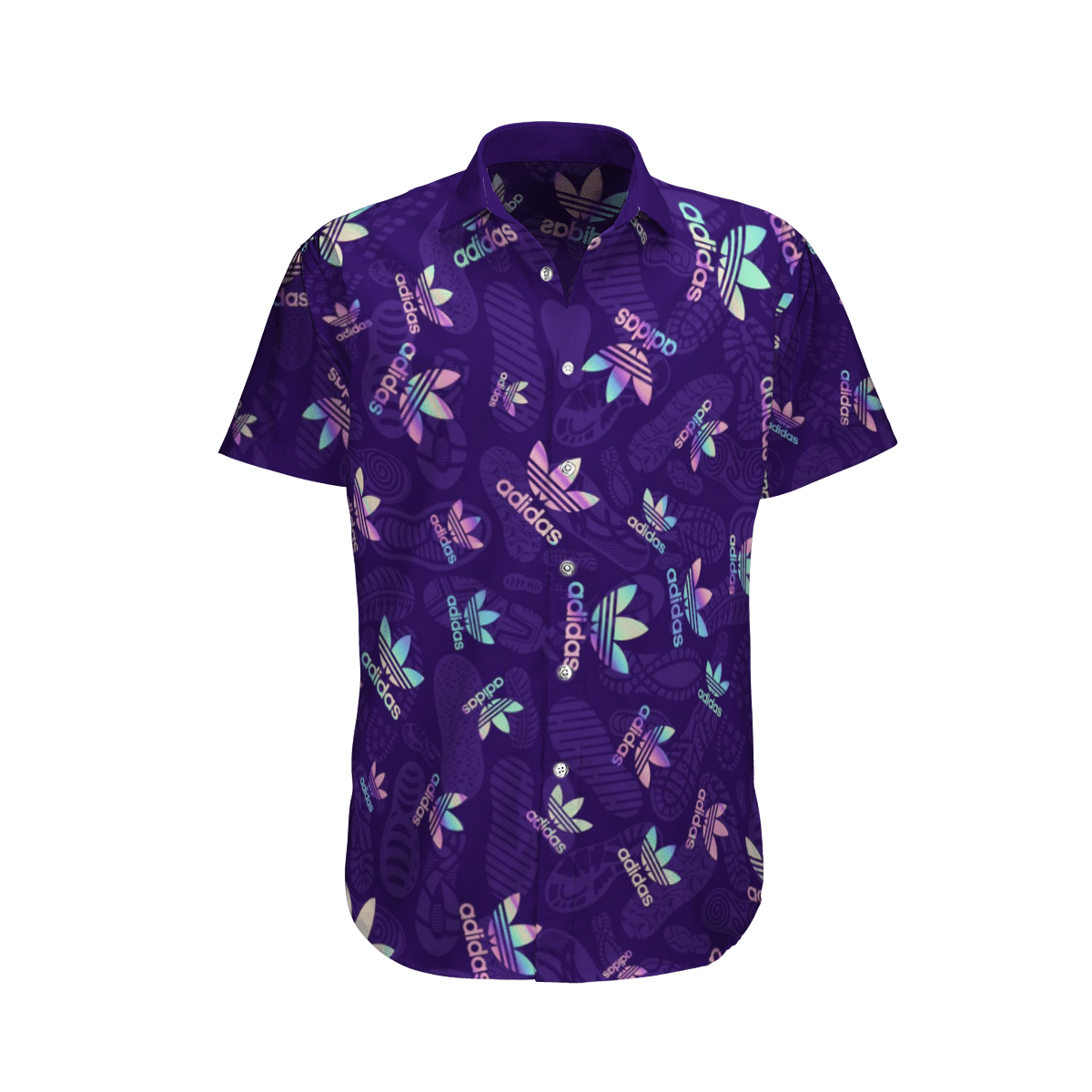 Pth Sticker Shirts- Purple Hawaiian Shirt