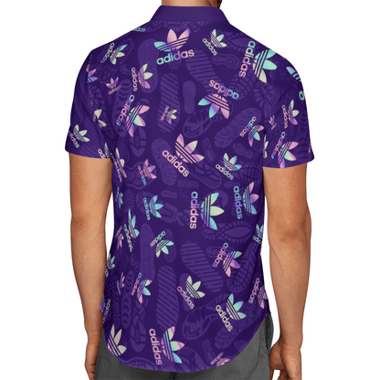 Sticker Shirts- Purple Hawaiian Shirt