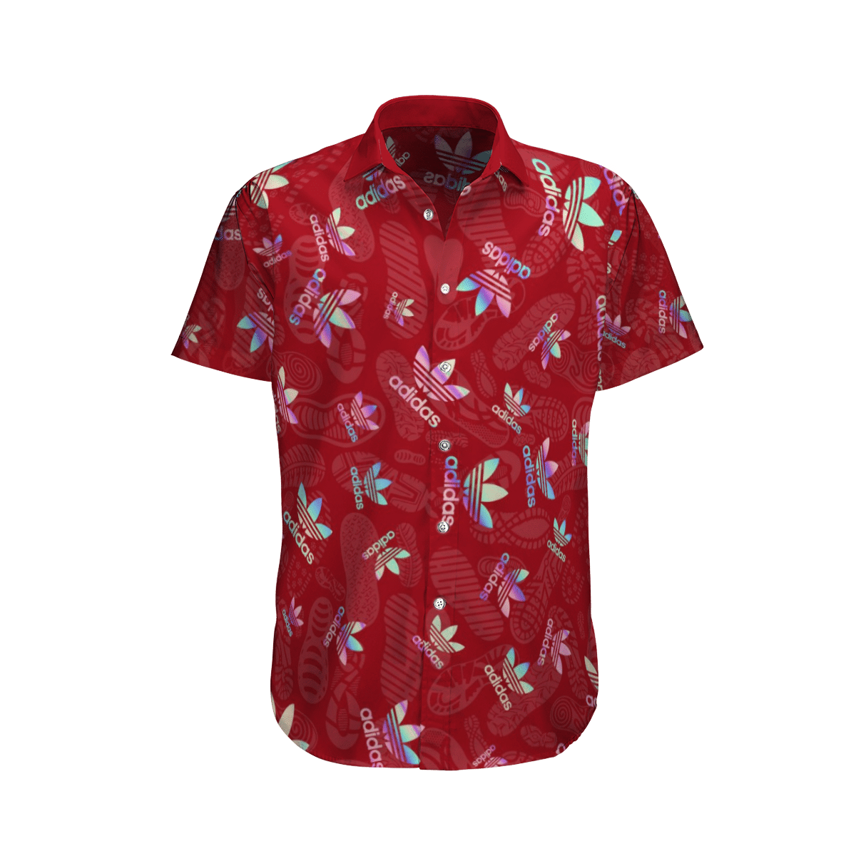 Pth Sticker Shirts- Red Hawaiian Shirt