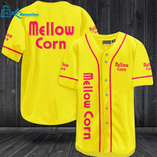 Mellow Corn All Over Print Unisex Baseball Jersey 