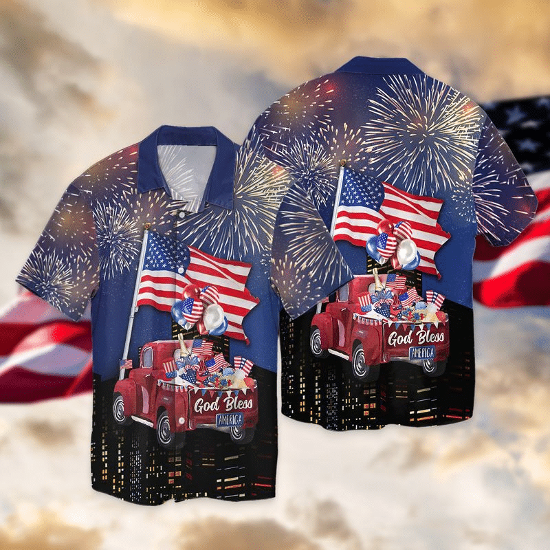 Memorial Day God Bless American Gift For Men And Women Graphic Print Short Sleeve 