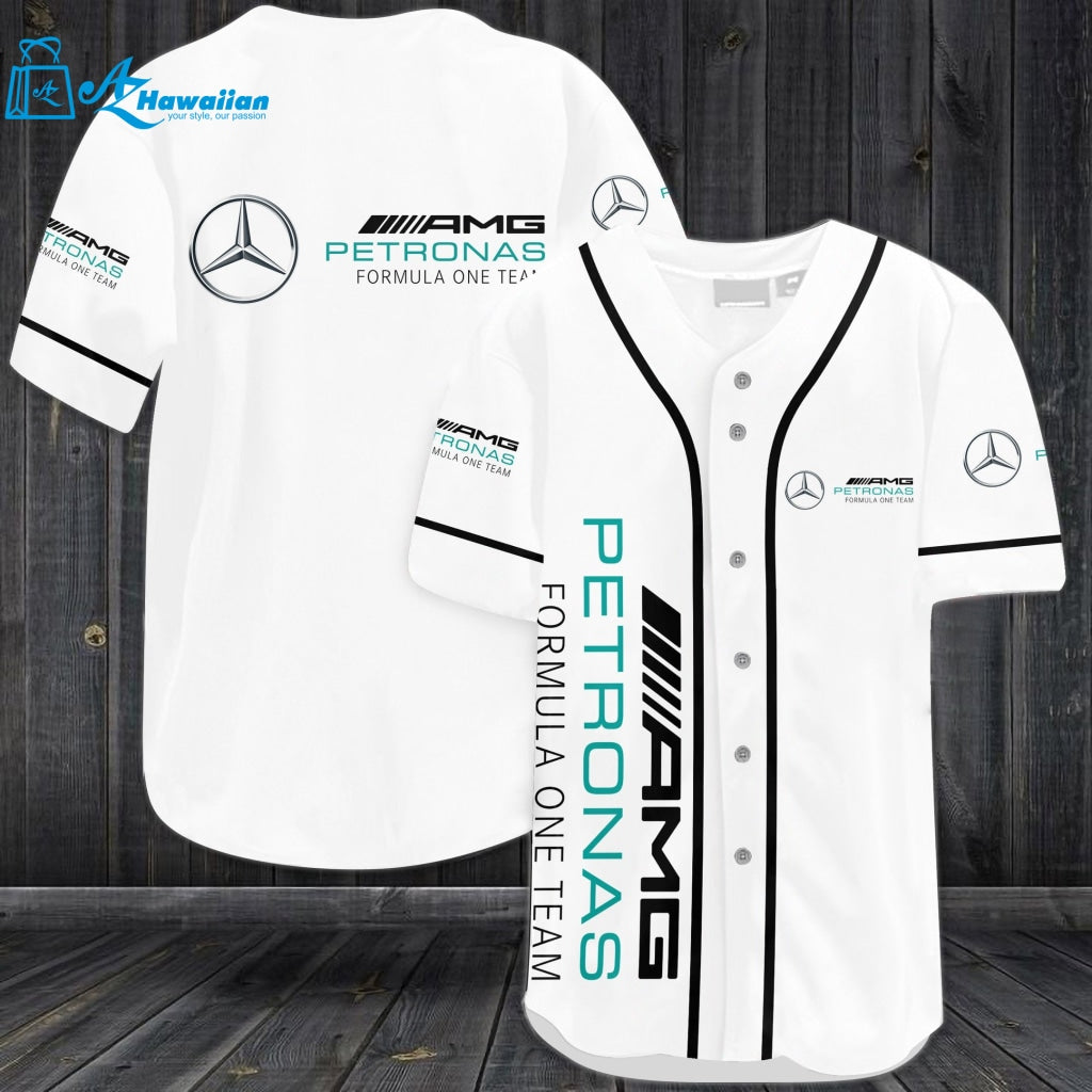 Mercedes AMG Petronas Formula One Team Baseball Jersey 