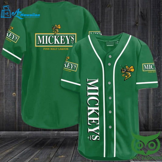 mickey?s bee fine malt liquor Baseball Jersey Shirt