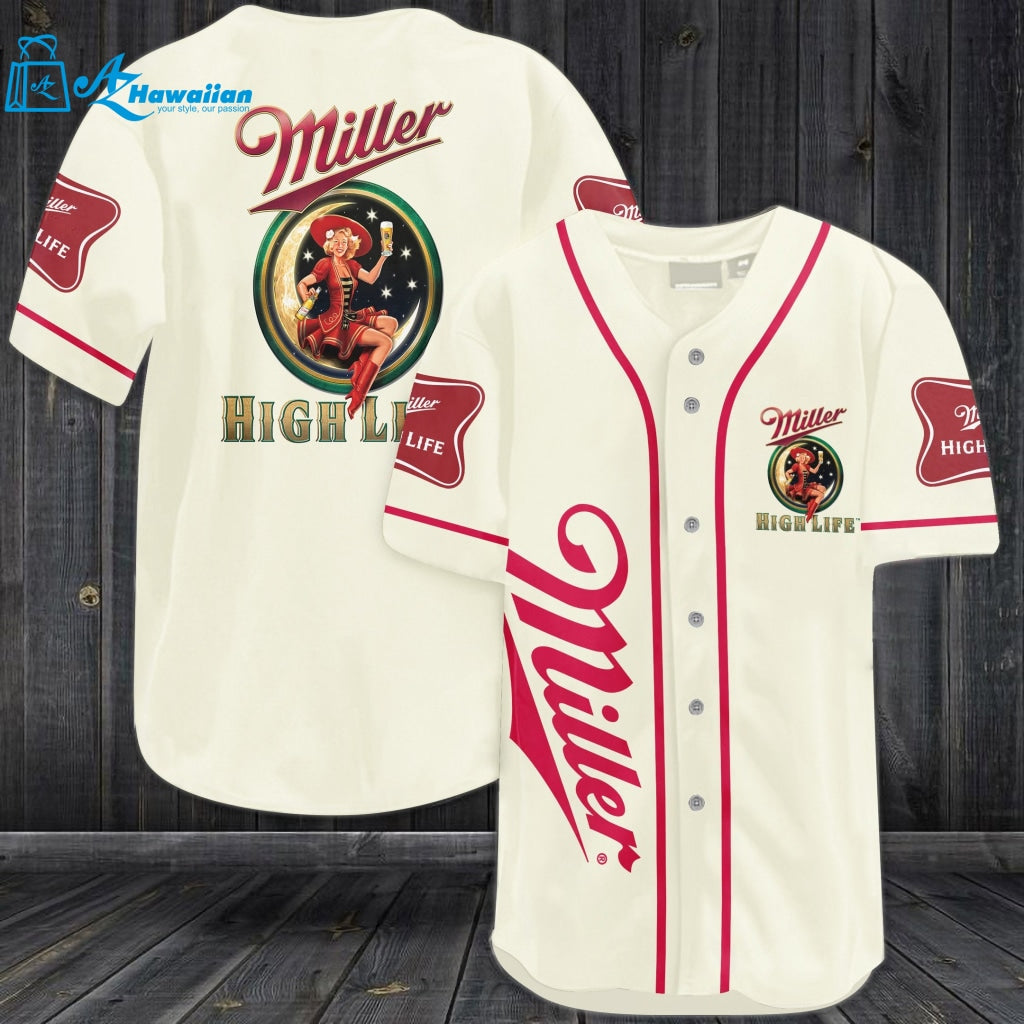 Miller High Life Baseball Jersey