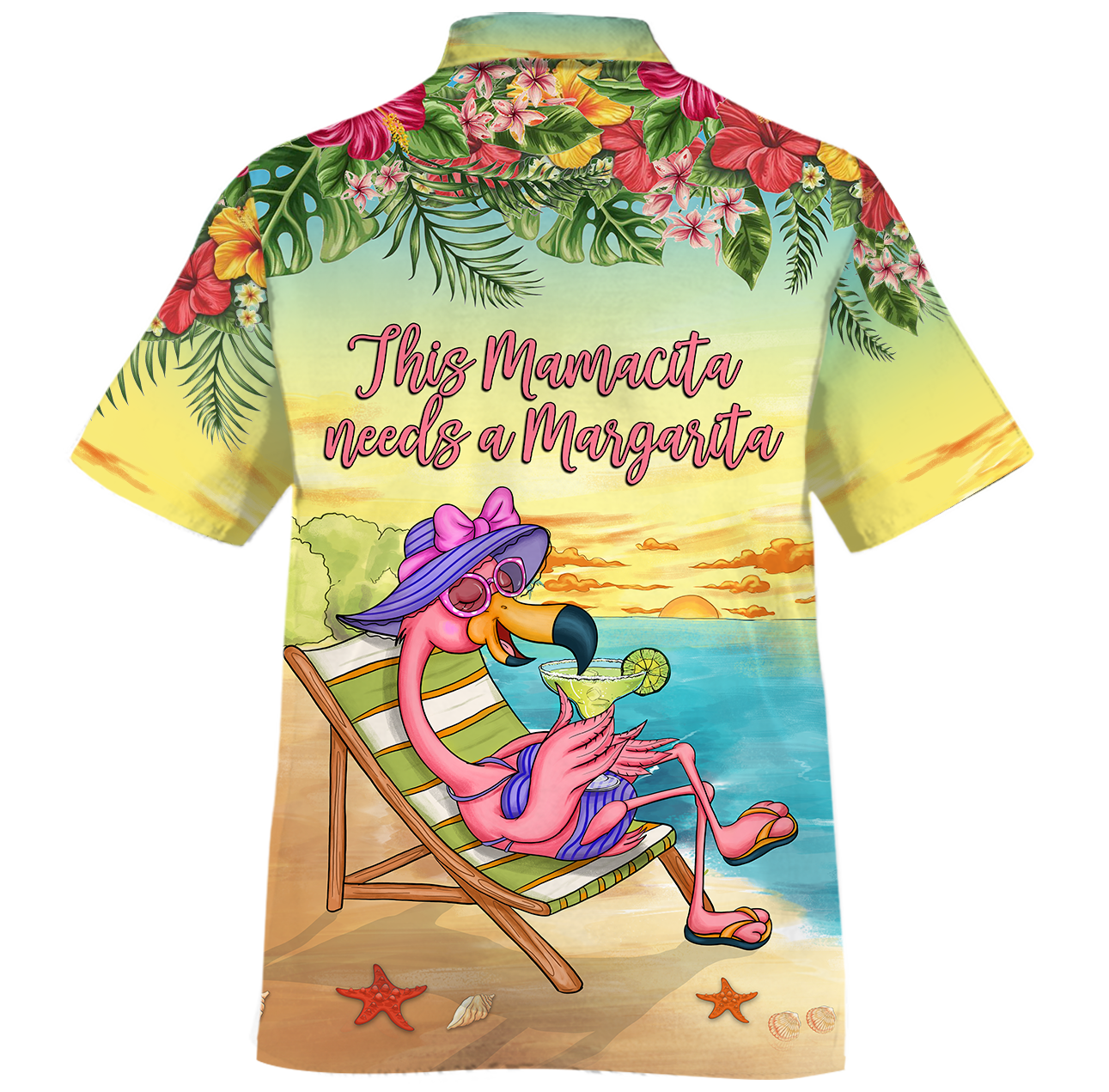 Flamingo - This Mamacita Needs A Maragrita Hawaiian Shirt