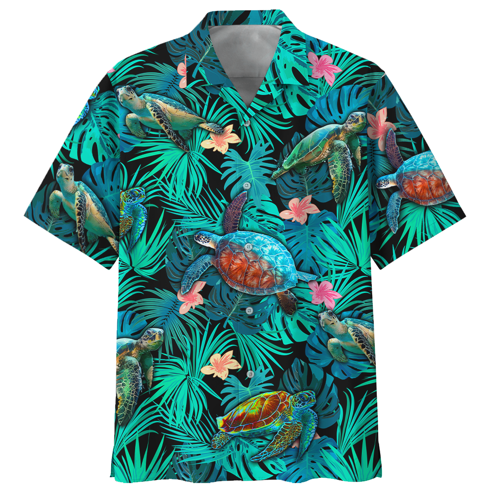 Turtle Sea Pattern Hawaiian Shirt