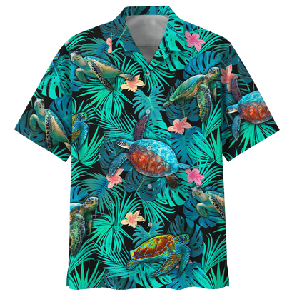 Turtle Sea Pattern Hawaiian Shirt