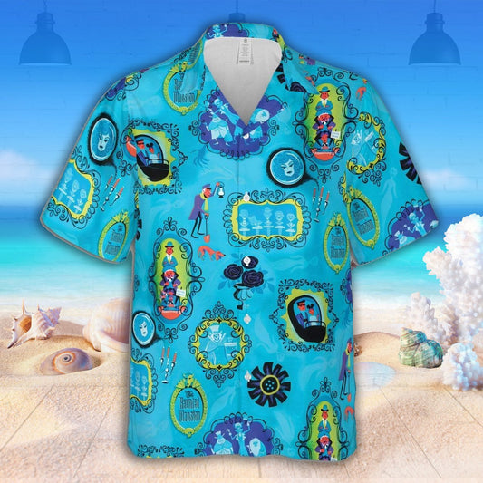 Haunted Mansion Halloween Hawaiian Shirt