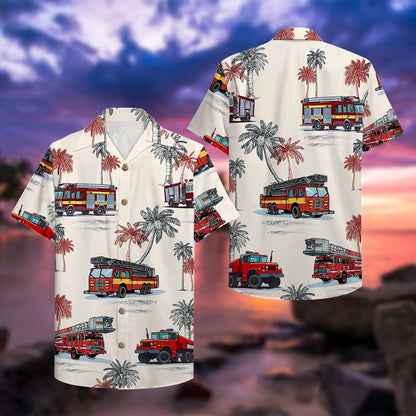 Firefighter Hawaii Shirt Hawaiian