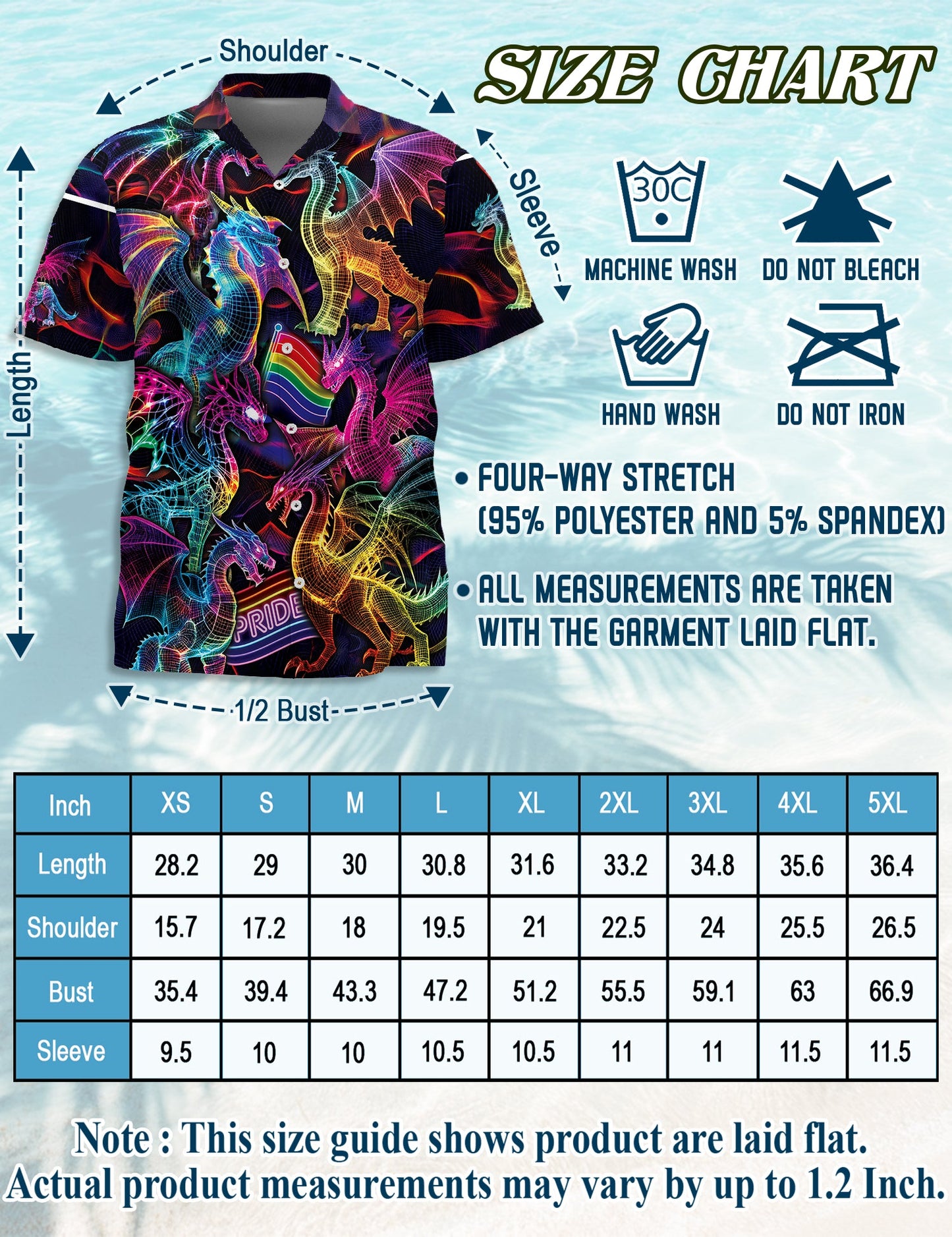 Pride Dragon Matching Dog Owner Hawaiian Shirts, Funny Pet Aloha Shirt for Beach Vacation - Azhawaiian