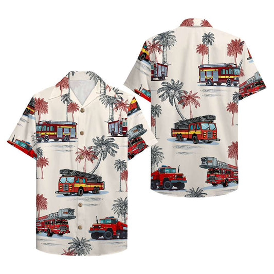 Firefighter Hawaii Shirt Hawaiian