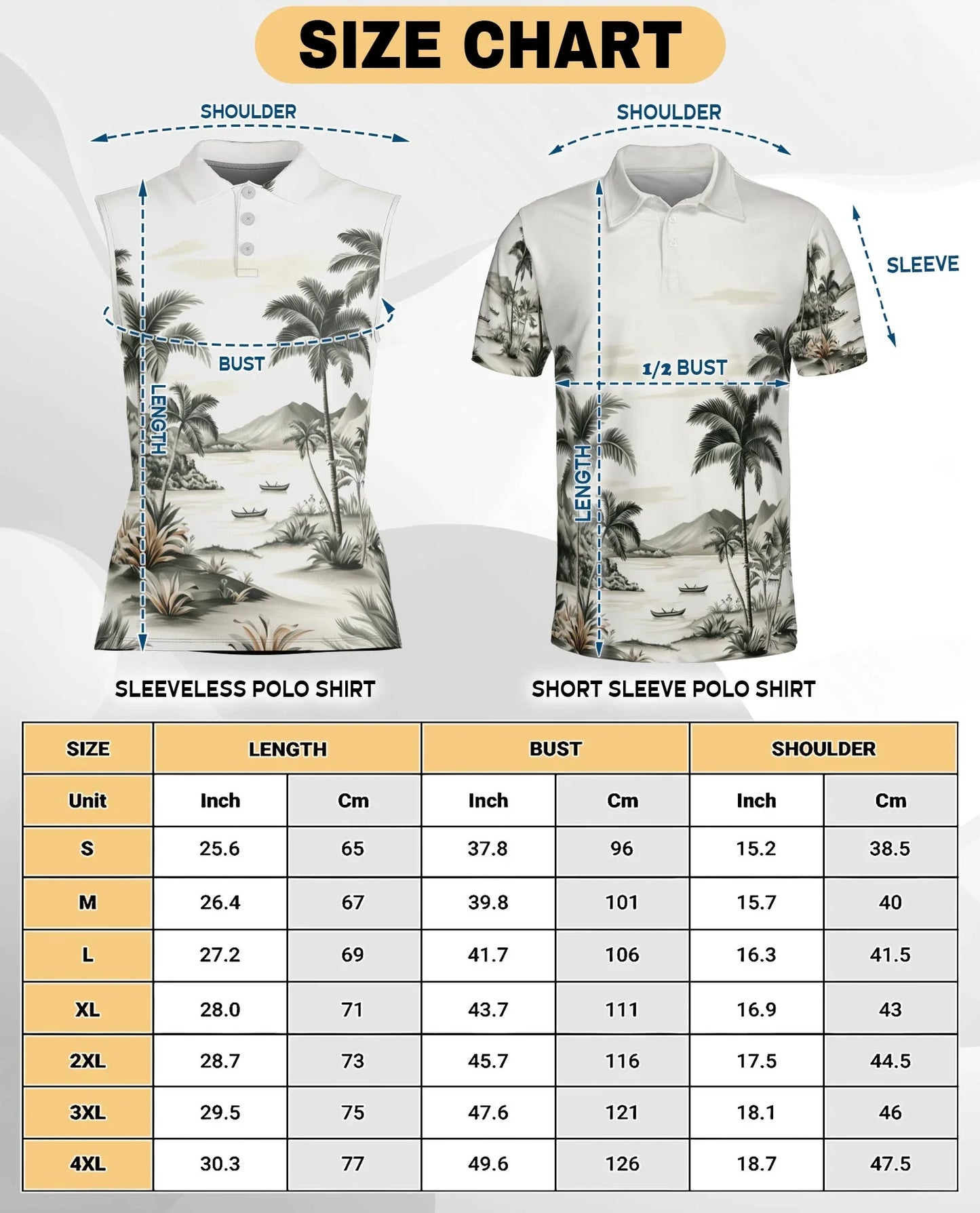 Vintage Coconut Tree Sleeveless Polo Shirt for Women | Azhawaiian