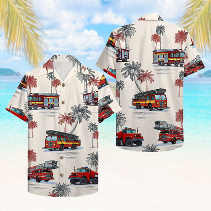 Firefighter Hawaii Shirt Hawaiian