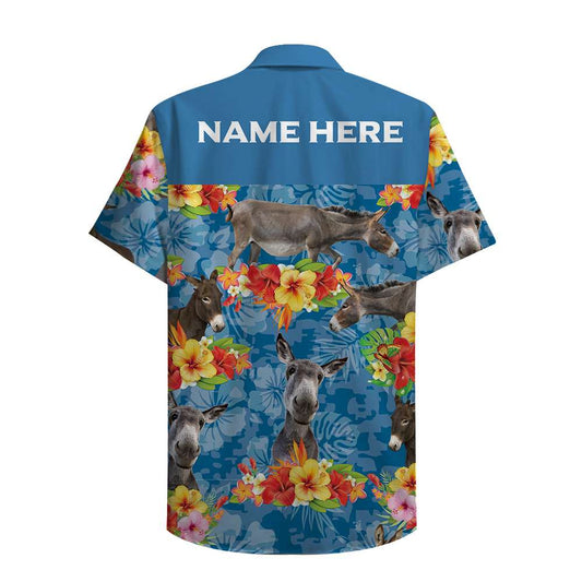Farmer Donkey Custom Hawaii Shirt Hawaiian