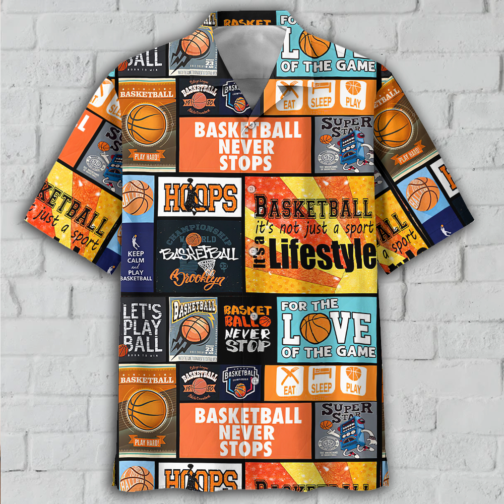 Basketball Hawaiian Shirt | For Men & Women | Adult | HW7214