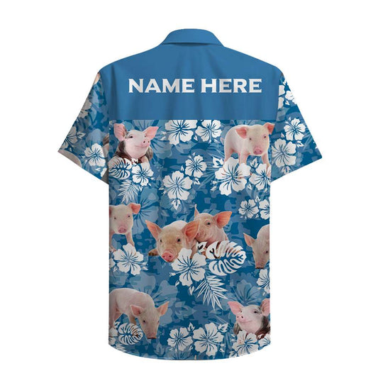 Farmer Pig Custom Hawaii Shirt Hawaiian