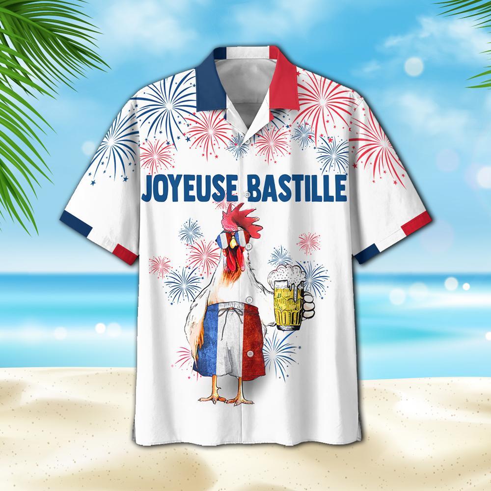 Joyeuse Bastille - Chicken Hawaiian Shirt