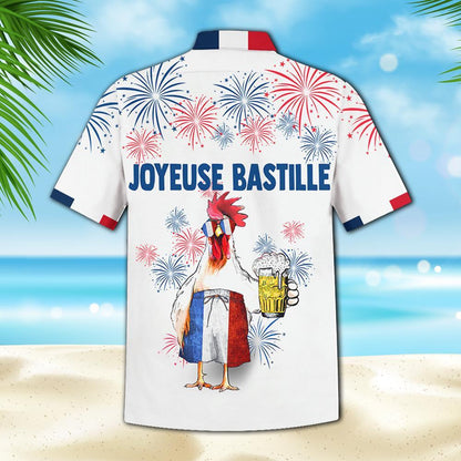 Joyeuse Bastille - Chicken Hawaiian Shirt