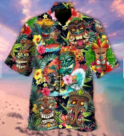 Aloha Tiki Awesome Summer Hawaiian Shirt