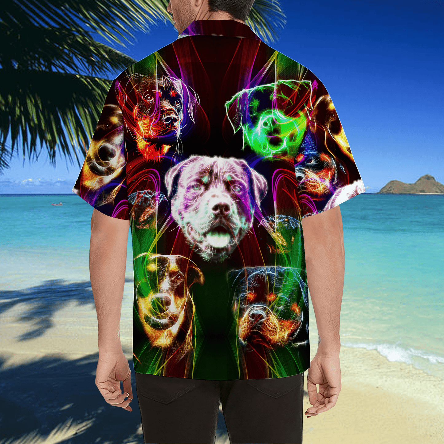 Rottweiler Colorful Tropical Leaves Hawaii Shirt Jjw18092002S Hawaiian Shirt