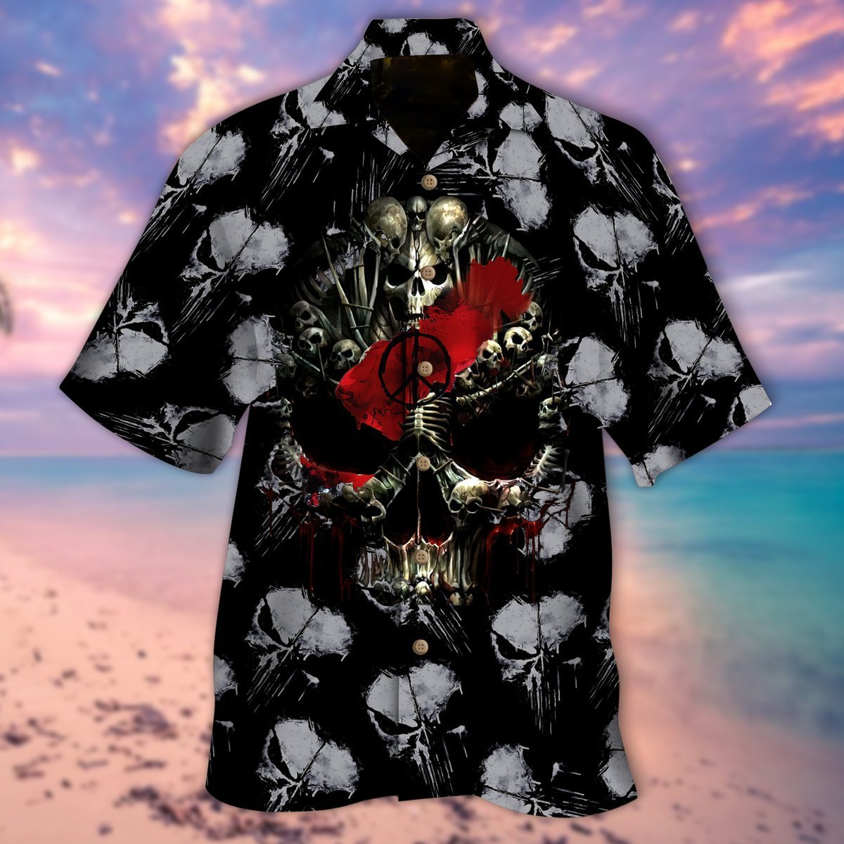 Skull Halloween Hawaiian Shirt | For Men & Women | Adult | HW9170