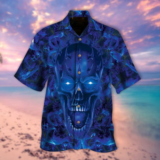 Halloween Skull Hawaiian Shirt | For Men & Women | Adult | HW9135