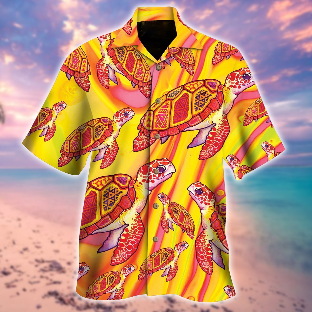 Golden Turtle Hawaiian Shirt | For Men & Women | Adult | HW6620