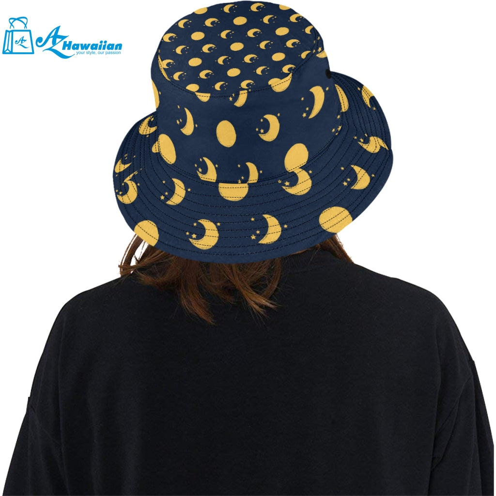 Moon star pattern Unisex Bucket Hat