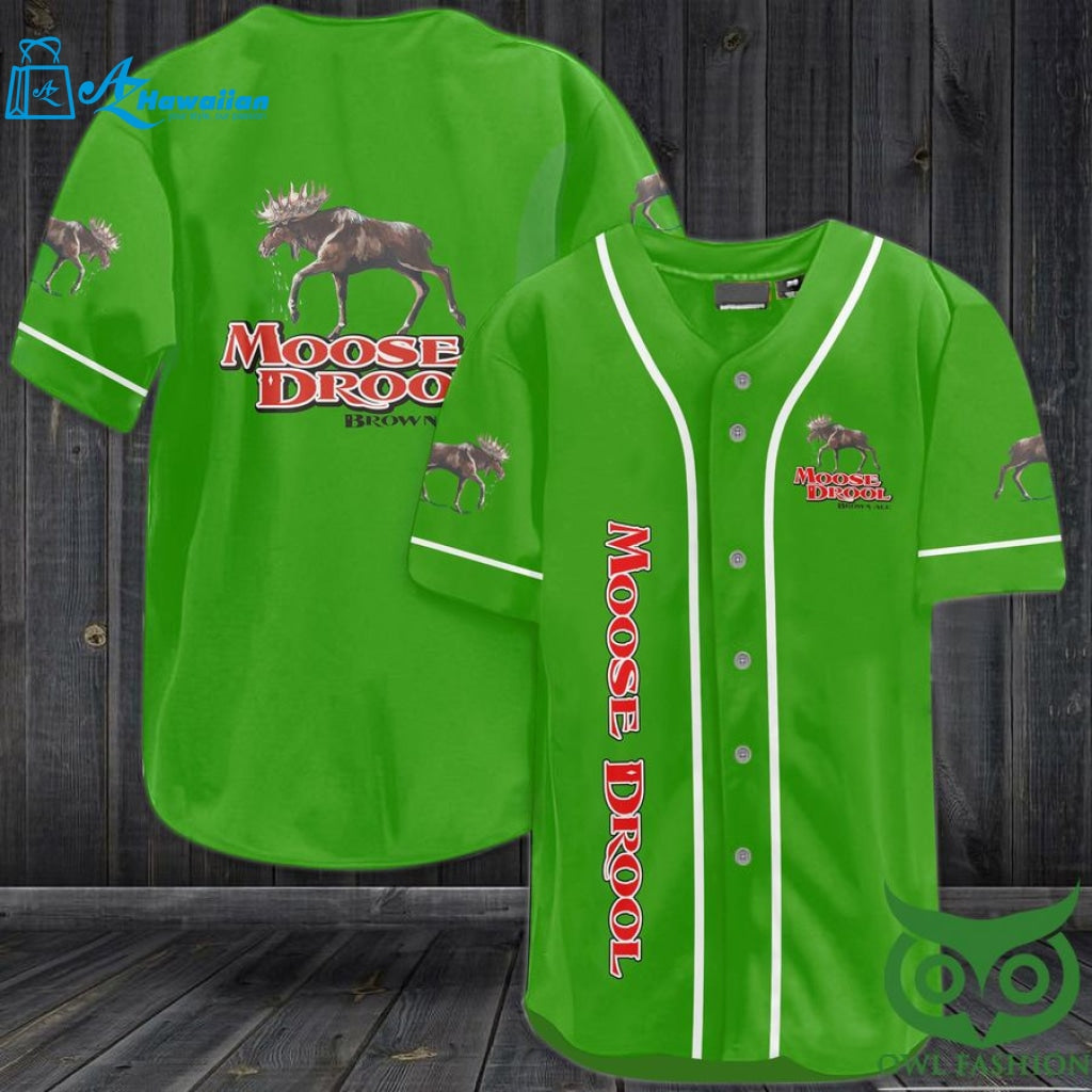 Moose drool Brown Ale Baseball Jersey Shirt