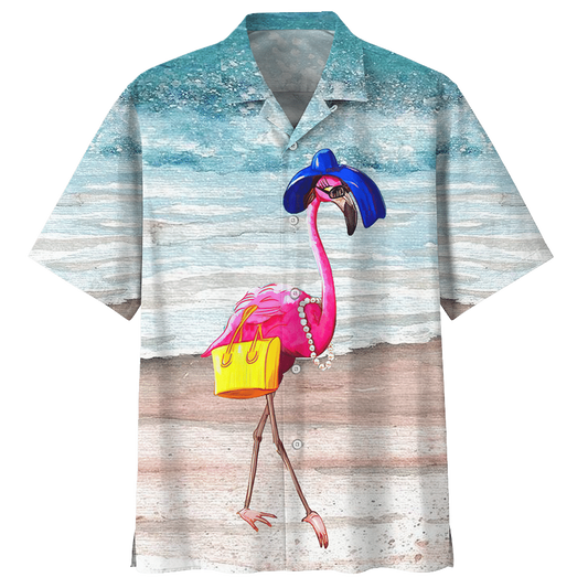 Flamingo Hawaiian Shirt Azs032