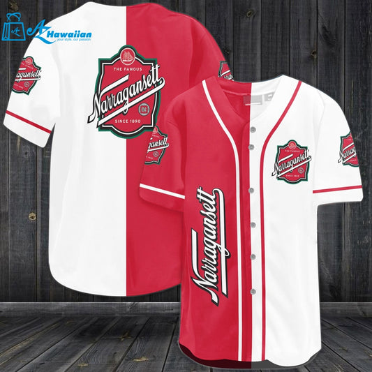 Narragansett Beer Baseball Jersey