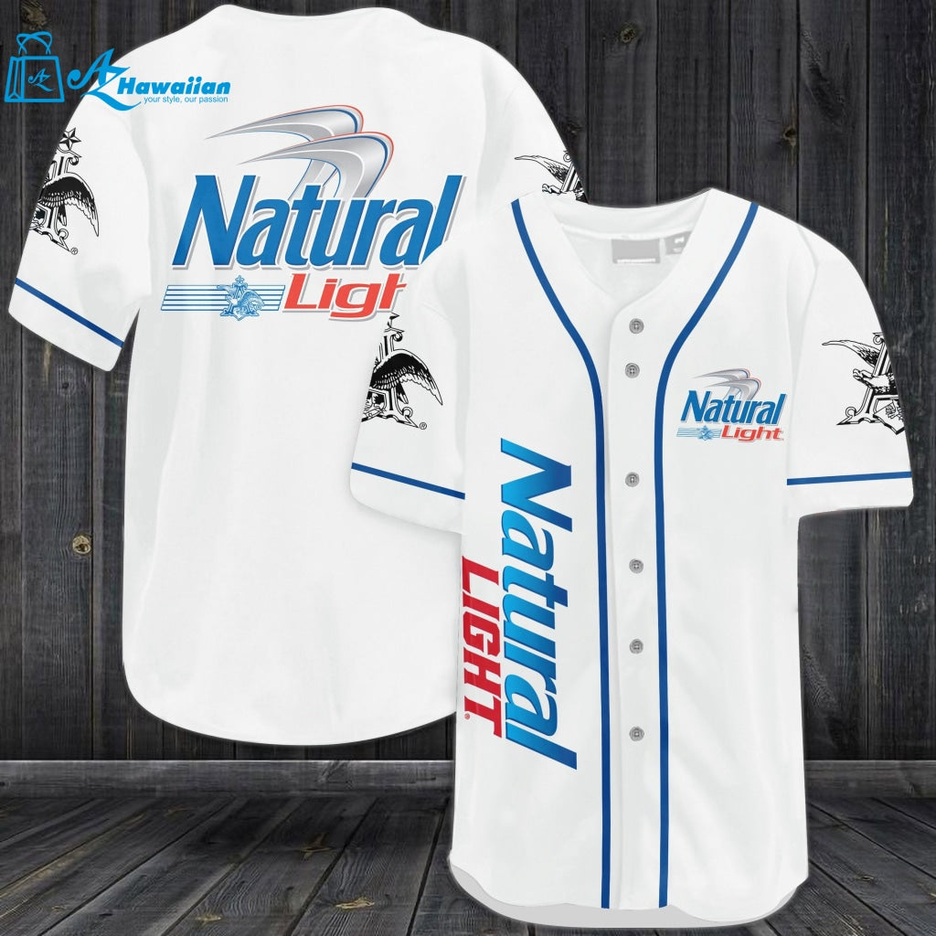 Natural Light Beer Baseball Jersey