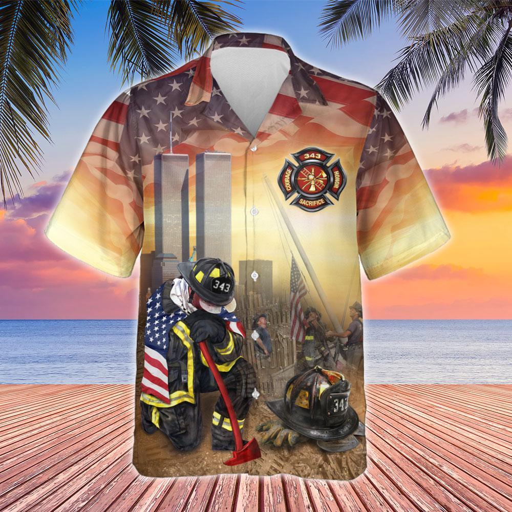 Firefighters The Brave Of 9/11 Shirt Hawaiian