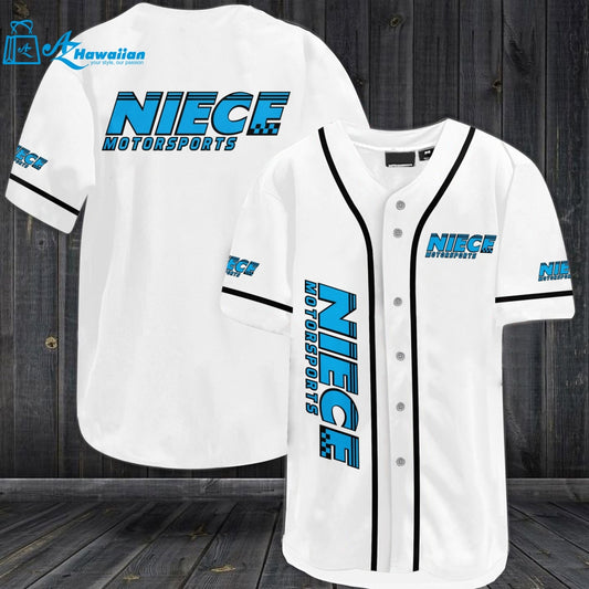 Niece Motorsports Car Team Baseball Jersey 