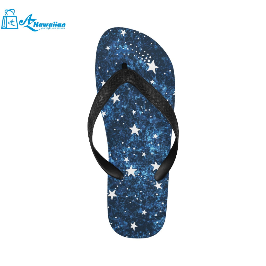 Night sky star pattern Unisex Flip Flops