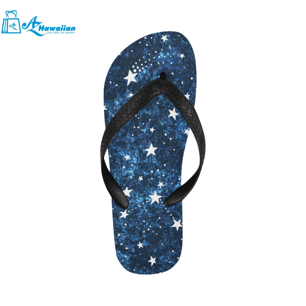 Night sky star pattern Unisex Flip Flops