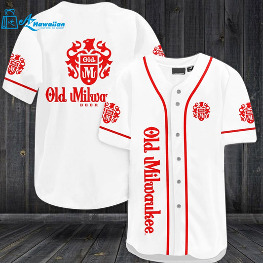 Old Milwaukee Beer Baseball Jersey 