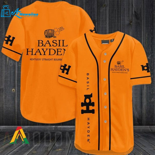 Orange Basil Hayden's Baseball Jersey