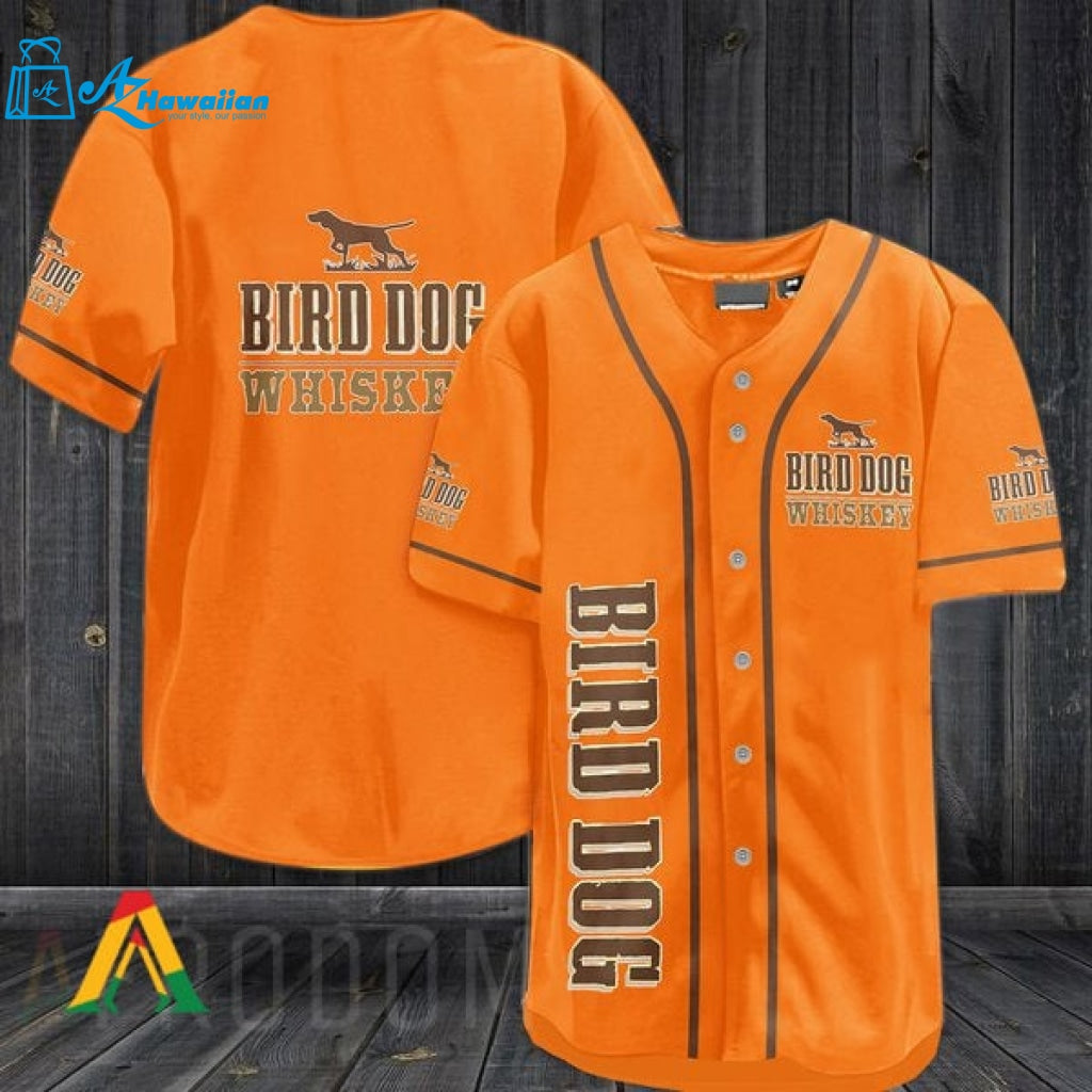 Orange Bird Dog Baseball Jersey