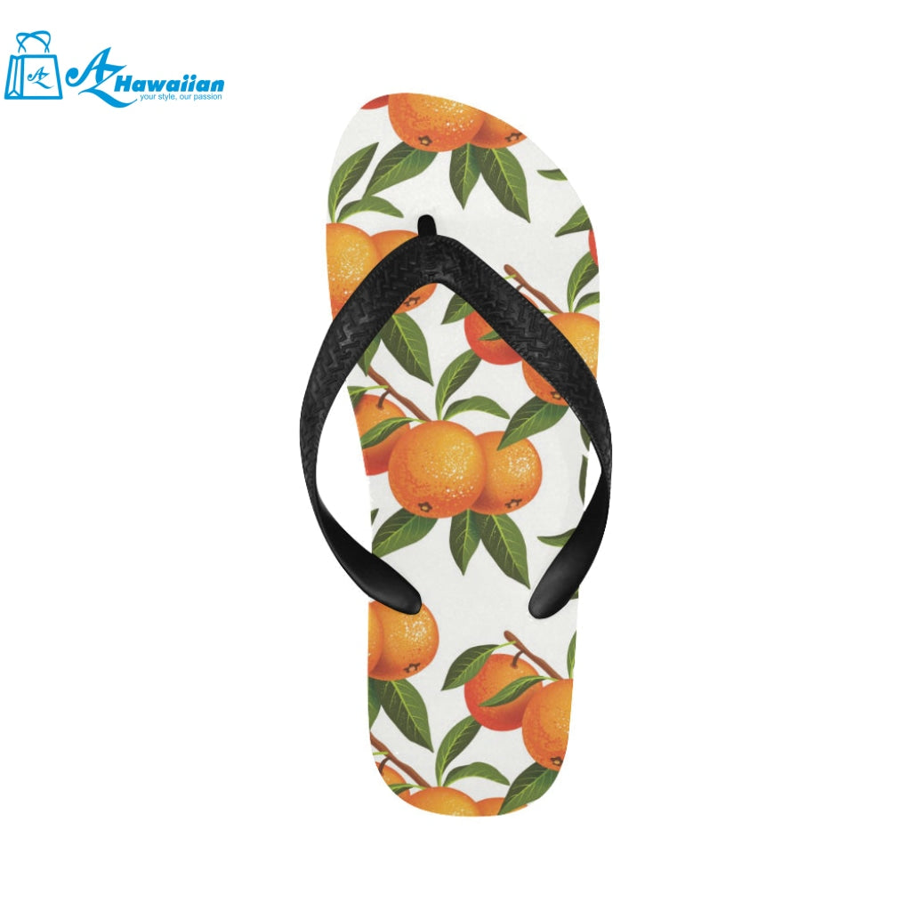 Oranges pattern background Unisex Flip Flops