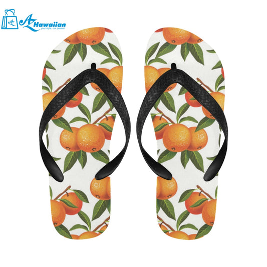 Oranges pattern background Unisex Flip Flops