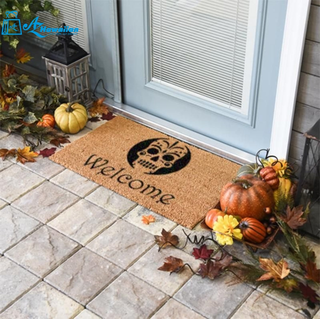 Outdoor Mat- Day Of The Dead Halloween Themed Doormat Home Decor