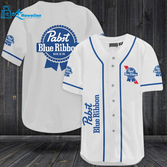 Pabst Blue Ribbon Beer Baseball Jersey 