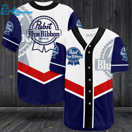 Pabst Blue Ribbon Beer Baseball Jersey