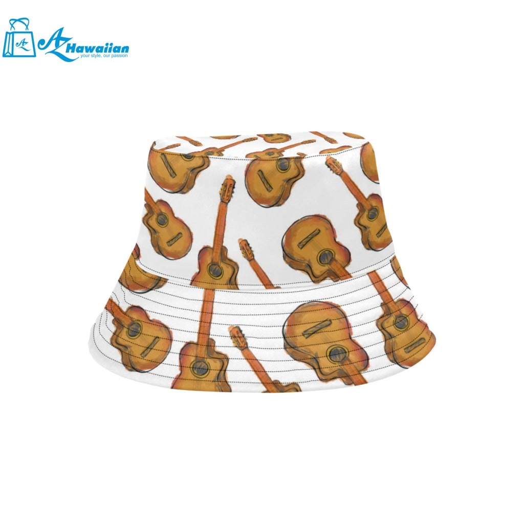 Paint Guitar Pattern Unisex Bucket Hat