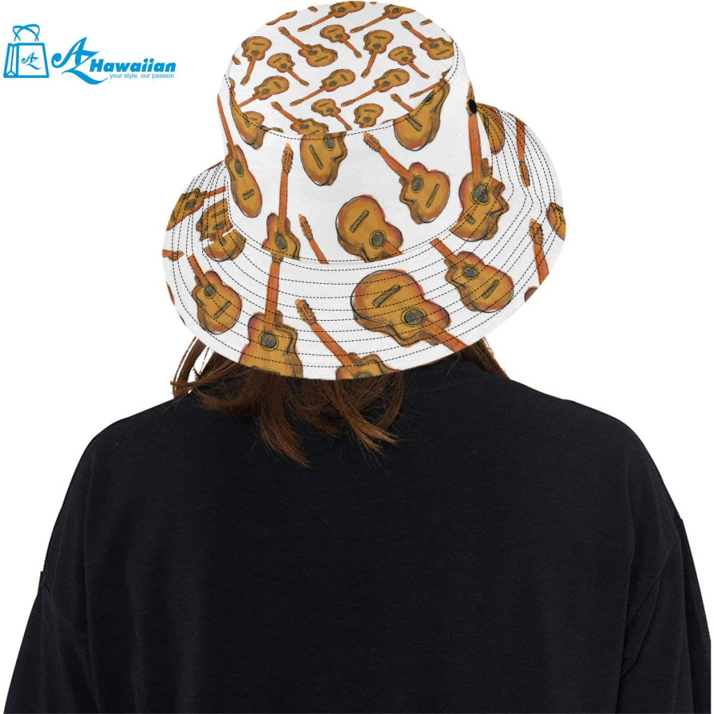 Paint Guitar Pattern Unisex Bucket Hat