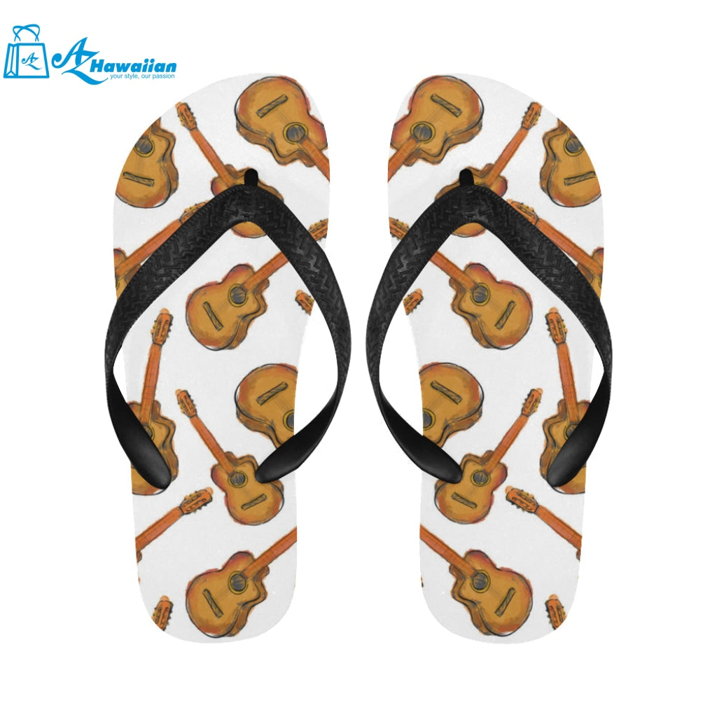 Paint Guitar Pattern Unisex Flip Flops